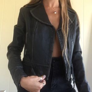 Express leather jacket